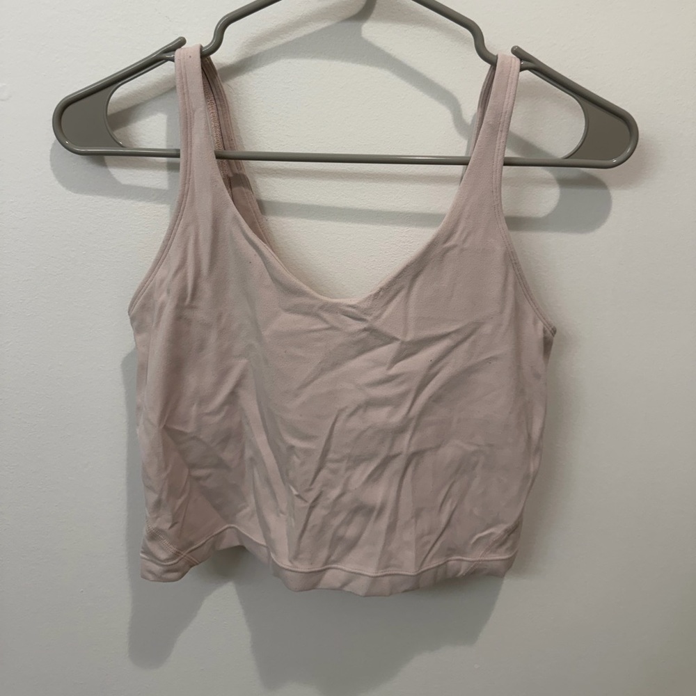 Lululemon light pink align tank size 6